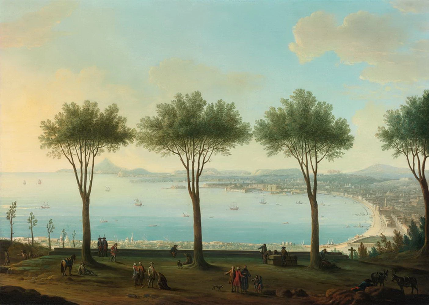 Il golfo di Napoli - Certosa di san Martino, Napoli